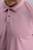 Short Sleeve Pique Polo, Pink view# 4