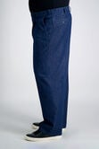 Big &amp; Tall Stretch Denim Trouser, Medium Blue view# 3