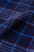 Long Sleeve Flannel Plaid Shirt, BLUE view# 6