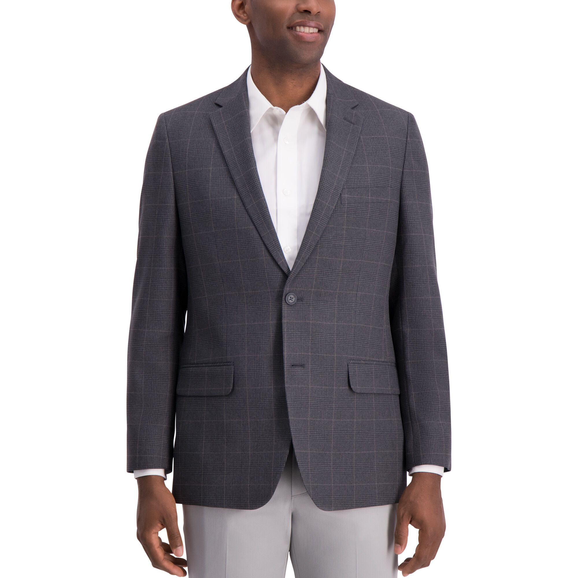 Glen plaid sport coat top