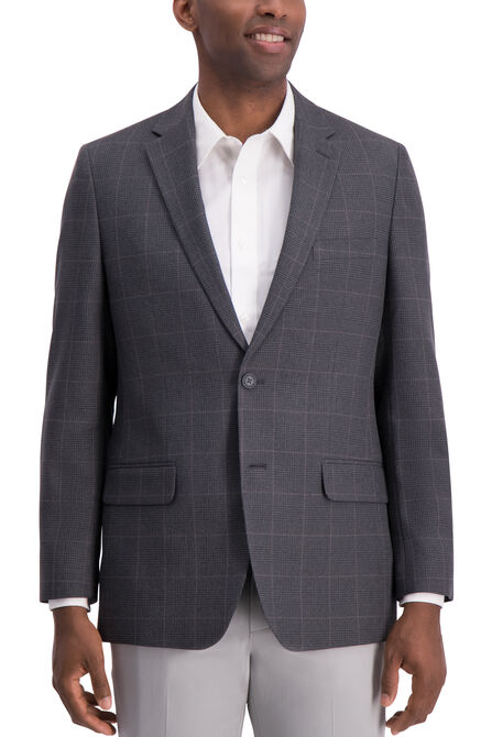 Glen Plaid Sport Coat, Black / Charcoal view# 1