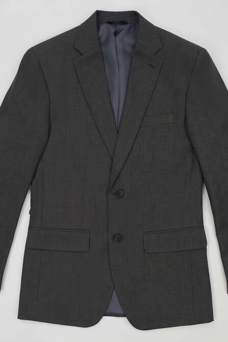 Travel Performance Suit Separates Jacket, Brown Heather view# 4