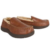Smooth Venitian Slippers, Khaki view# 5