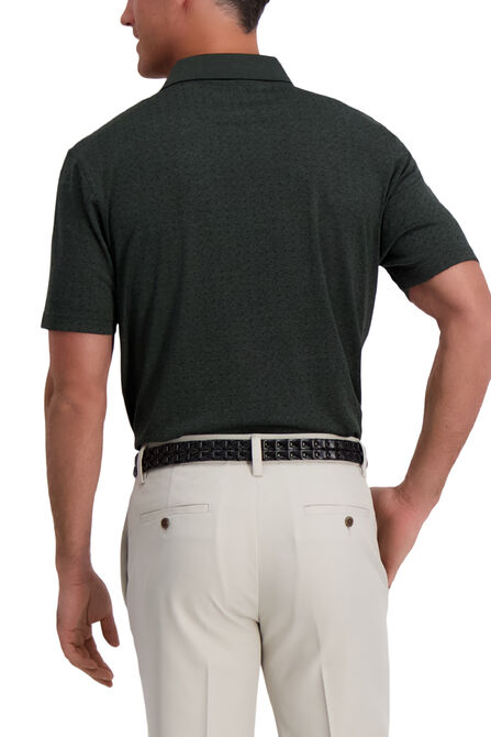 Marled Dot Polo, Spruce Marl view# 2