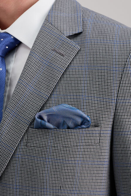 J.M. Haggar Houndstooth Windowpane Sport Coat, Med Grey view# 2