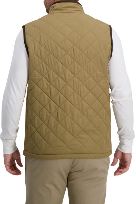 Diamond Quilted Puff Vest , Medium Beige view# 2
