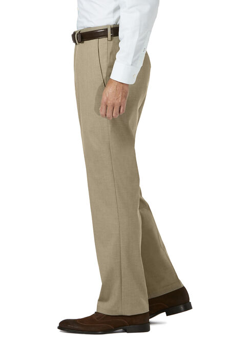 J.M. Haggar Dress Pant - Sharkskin, Oatmeal view# 2