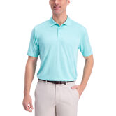 Solid Marl Golf Polo, Blue view# 1