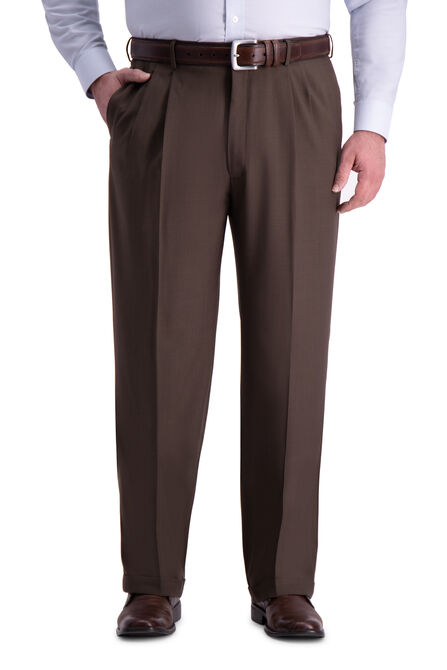 Big &amp; Tall Premium Comfort Dress Pant, Dark Chocolate view# 1