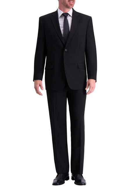 J.M. Haggar 4-Way Stretch Suit Jacket, Black view# 1