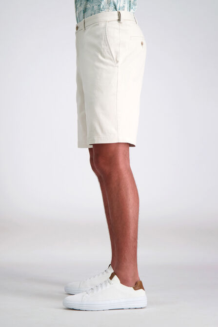 Stretch Chino Short, Putty view# 3