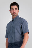 Plaid Button Down Shirt, Dark Navy view# 4