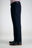 Big &amp; Tall E-CLO&trade; Stria Dress Pant, Navy view# 3