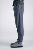 Textured Fleece Jogger Sweatpant, Indigo view# 3