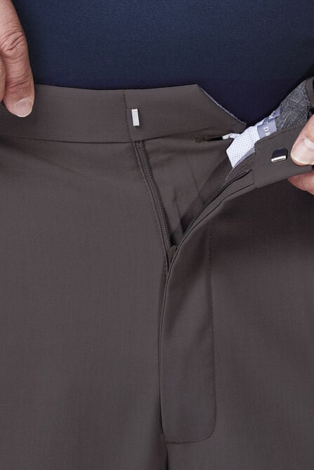 Big &amp; Tall Premium Comfort Dress Pant, Black / Charcoal view# 5