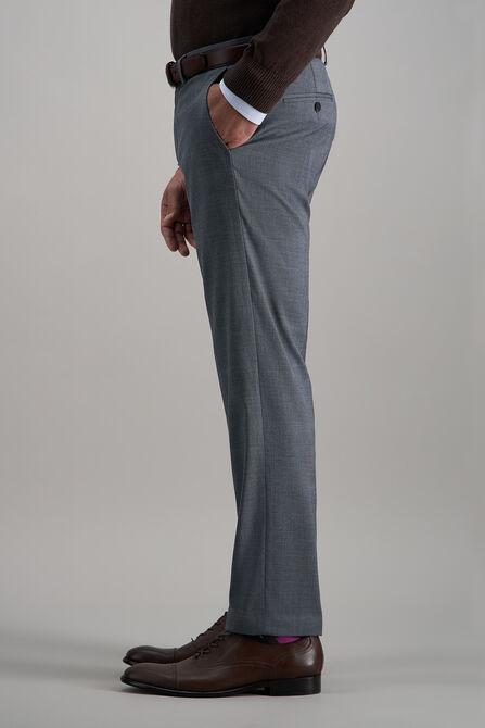 J.M. Haggar Medium Glen Plaid Suit Pant, Chambray view# 5