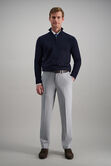 J.M. Haggar 4 Way Stretch Dress Pant, Light Grey view# 3