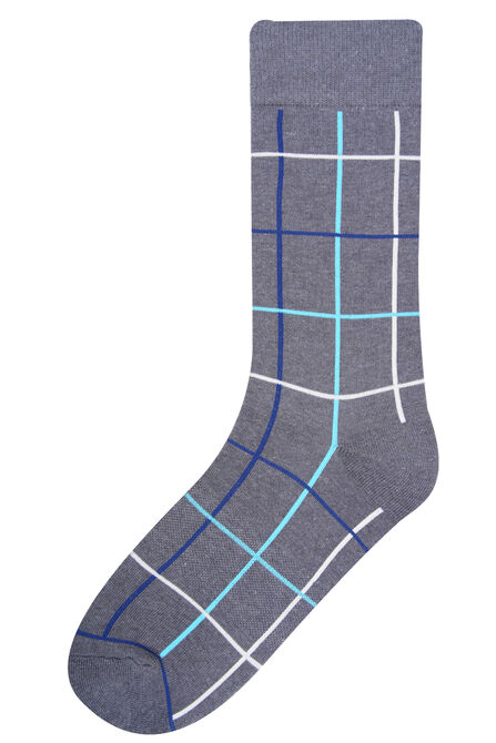 Multi Grid Socks, Bean view# 1
