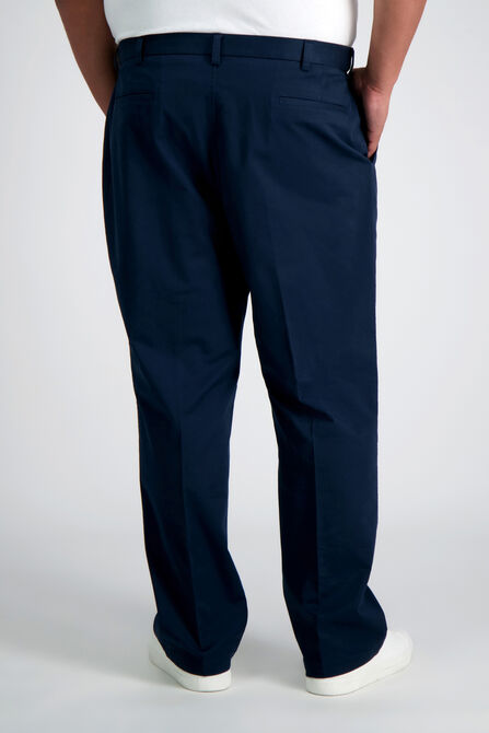 Big &amp; Tall Premium Comfort Khaki Pant, Dark Navy view# 4