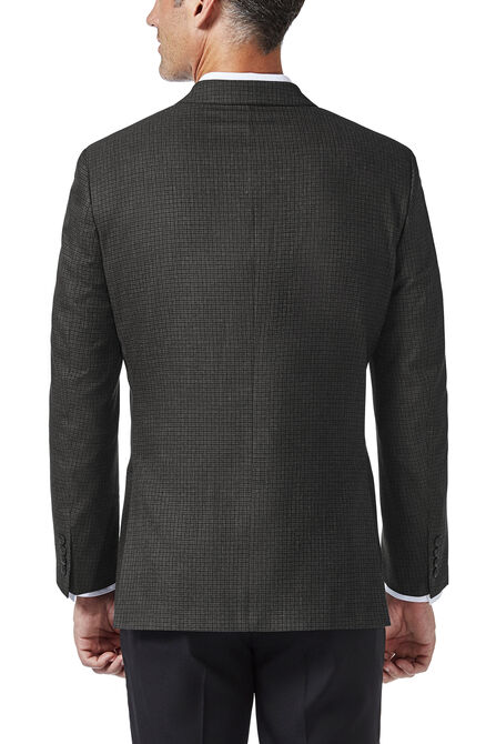 Multi Check Sport Coat, Black / Charcoal view# 2