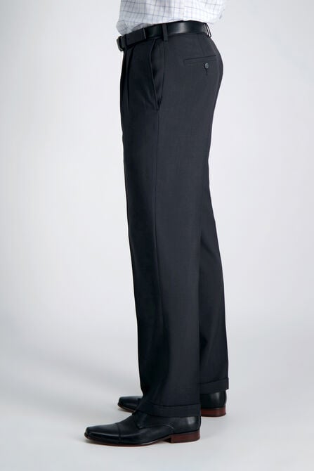 E-CLO&trade; Stria Dress Pant, Heather Grey view# 6