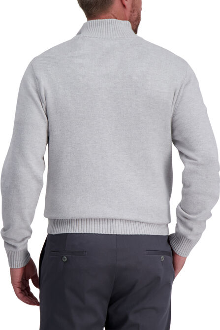 Herringbone Button Mock Neck Sweater,  view# 4