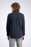 Long Sleeve Pique Shirt - Multi Dot, Black view# 2