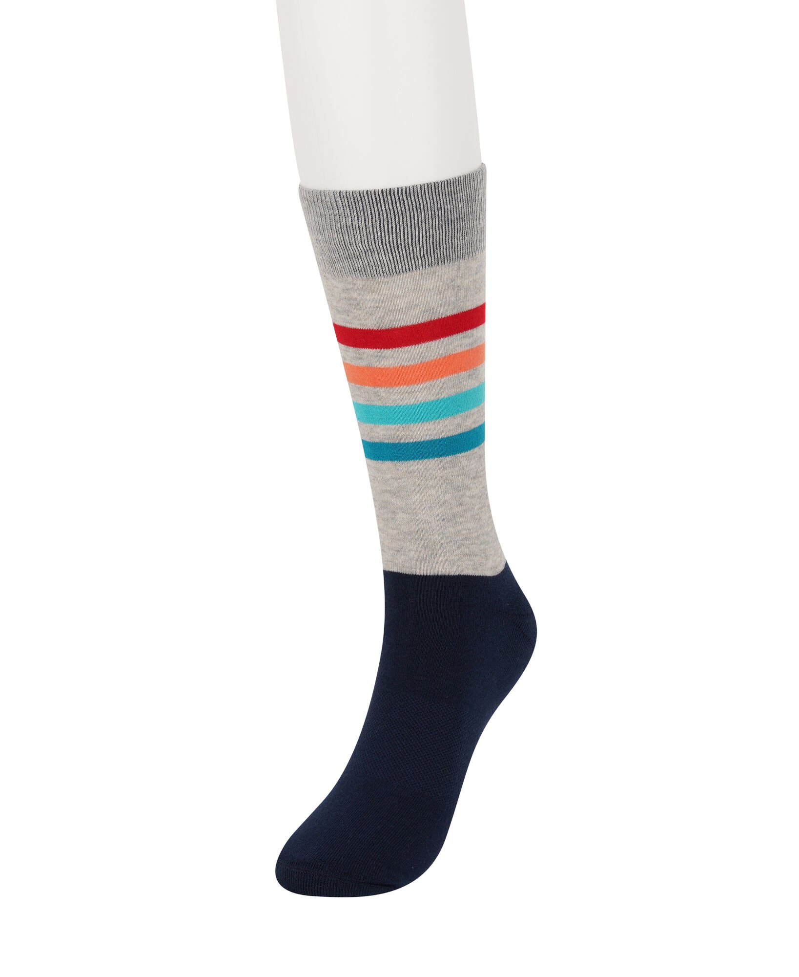 Haggar Navy Striped Socks Navy (5R10-1049 Clothing Underwear & Socks) photo