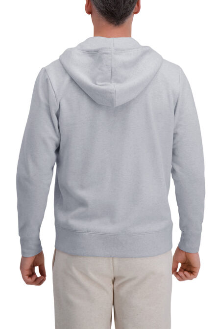 Full Zip Solid Fleece Hoodie Sweatshirt,  view# 5