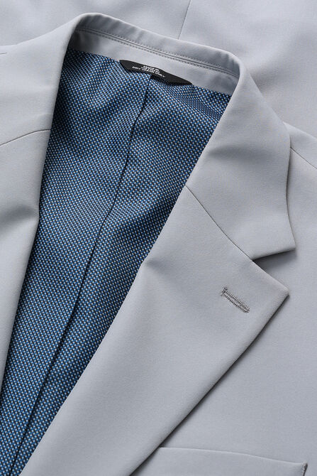 The Active Series&trade; Big &amp; Tall Stretch Gabardine Sport Coat, Light Grey view# 4