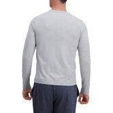 Heavyweight Long Sleeve Crewneck Tee, Heather Grey view# 2