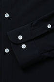 Performance Stretch Dress Shirt - Black, Black view# 5