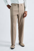 Premium Comfort Tonal Plaid Dress Pant, Taupe view# 2