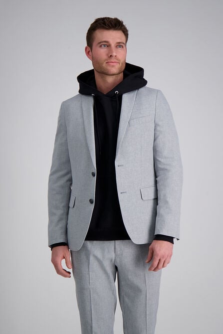 Smart Wash&reg; Suit Separate Jacket, Light Grey view# 2