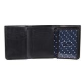 RFID Extra Capacity Trifold Wallet - Best Dad Ever Emboss, Black view# 3