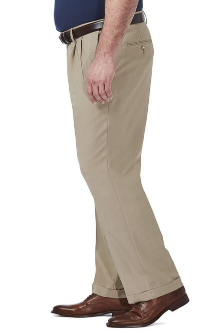 Big &amp; Tall Premium Comfort Dress Pant, Khaki view# 2