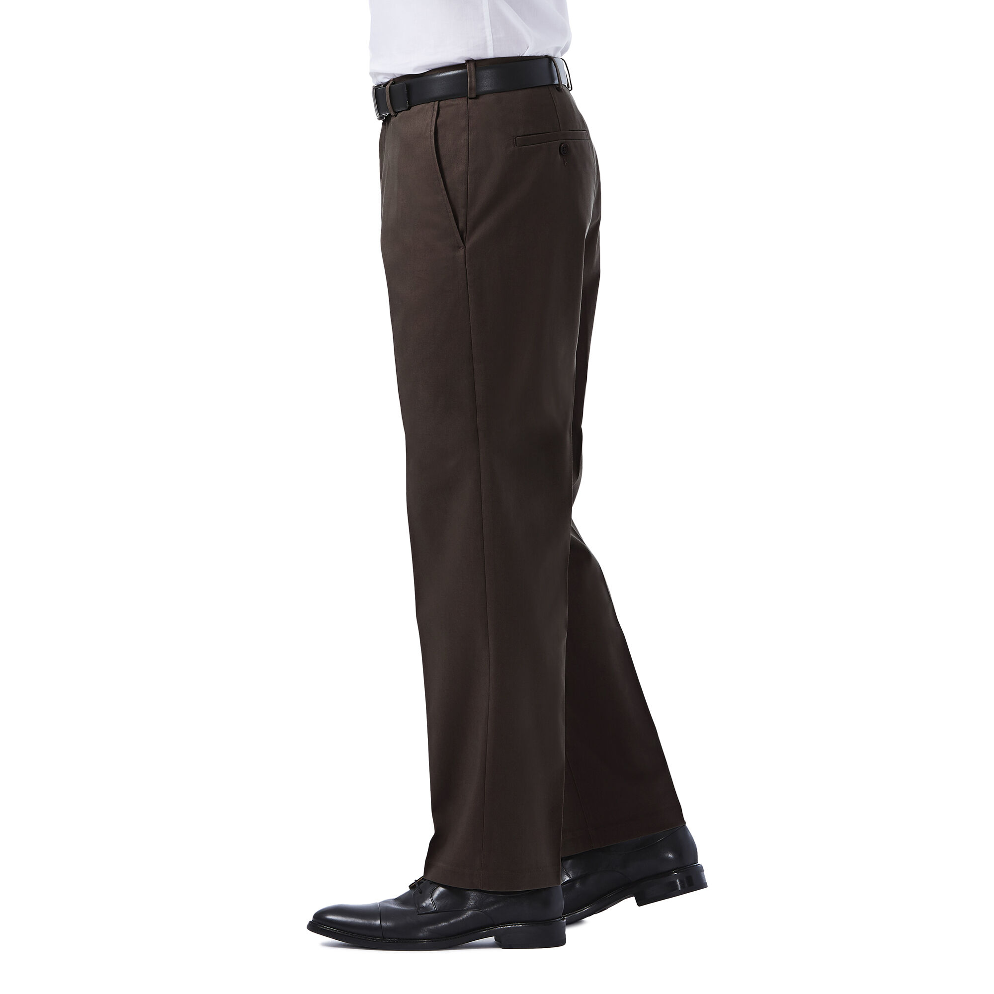 Haggar straight fit premium no sales iron khaki