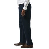 Big &amp; Tall J.M. Haggar Premium Stretch Suit Pant - Flat Front, Dark Navy view# 2