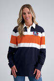 Pro Football Hall of Fame X Haggar - Vintage Wash Rugby Polo,  Mood Indigo #193 view# 2
