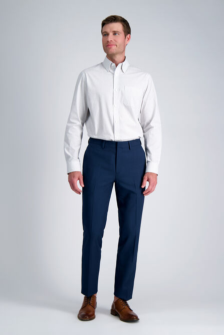 Premium Comfort Dress Shirt - White Check,  view# 3