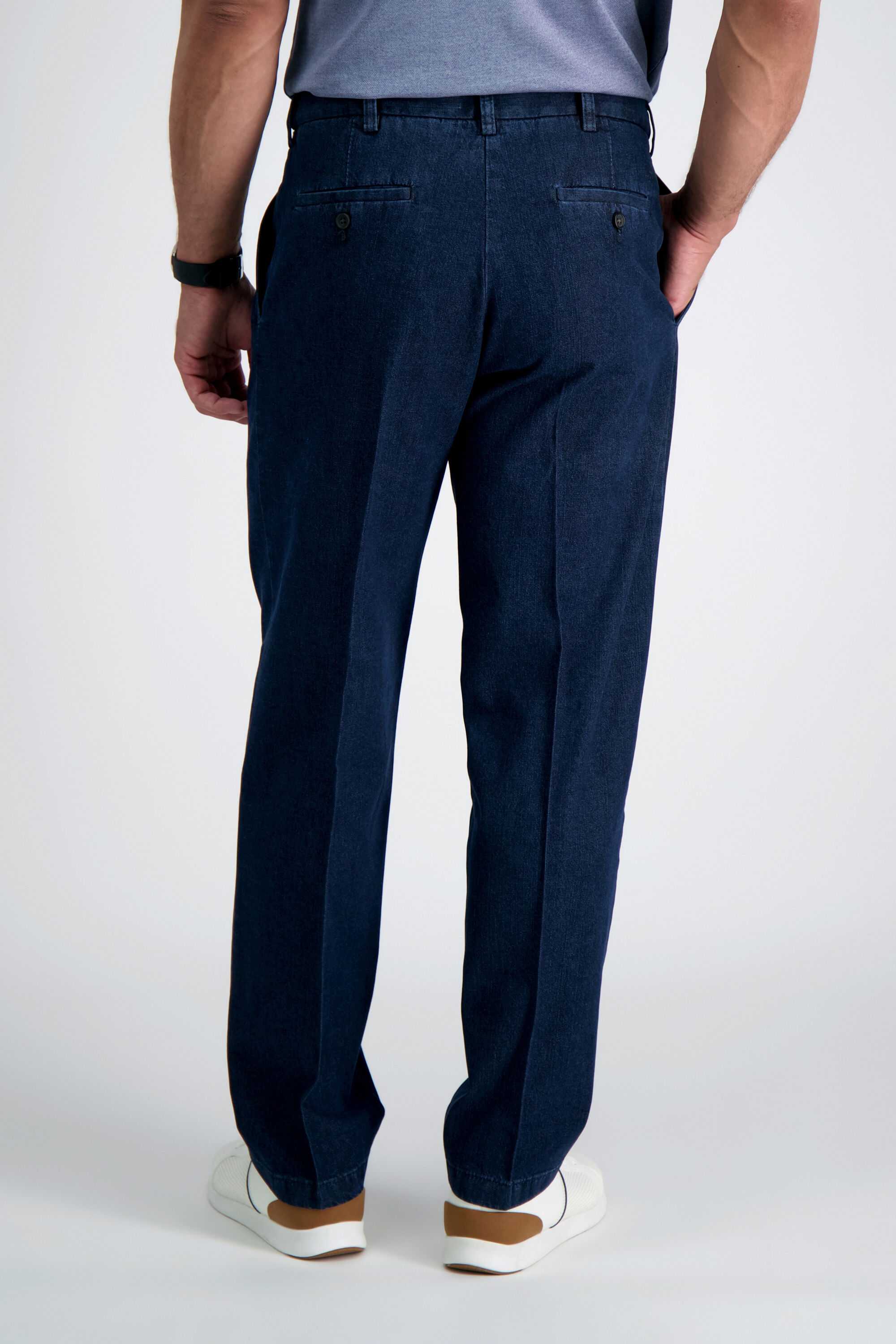 Haggar denim top