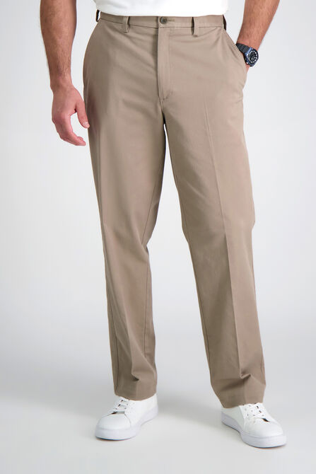 Premium Comfort Khaki Pant, Khaki view# 1