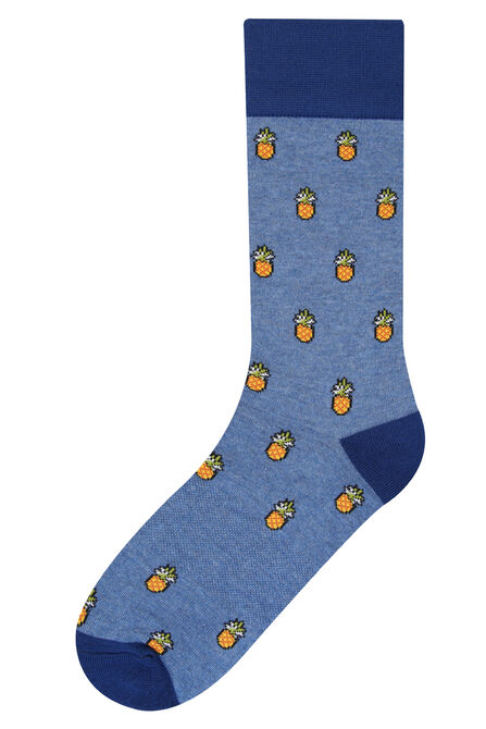 Pineapple Socks, DARK BLUE view# 1