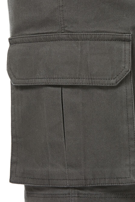 Stretch Cargo Short, Medium Grey view# 4