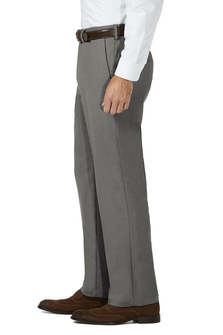 J.M. Haggar Dress Pant - Sharkskin, Med Grey view# 2