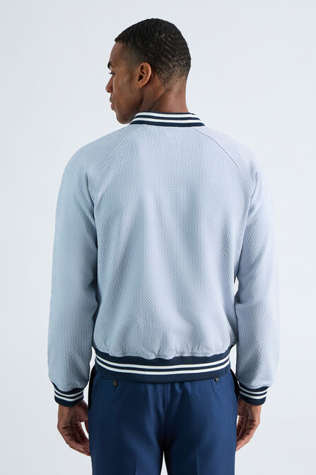 Seersucker Bomber Jacket,  view# 2