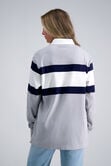 Pro Football Hall of Fame X Haggar - Vintage Wash Rugby Polo,  Silver #41 view# 4