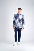 Long Sleeve Brushed Cotton Plaid Shirt ,  view# 3