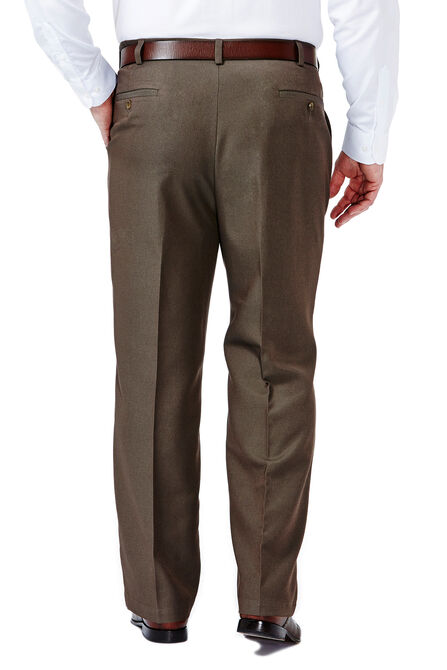 Big &amp; Tall Cool 18&reg; Heather Solid Pant, Heather Brown view# 3