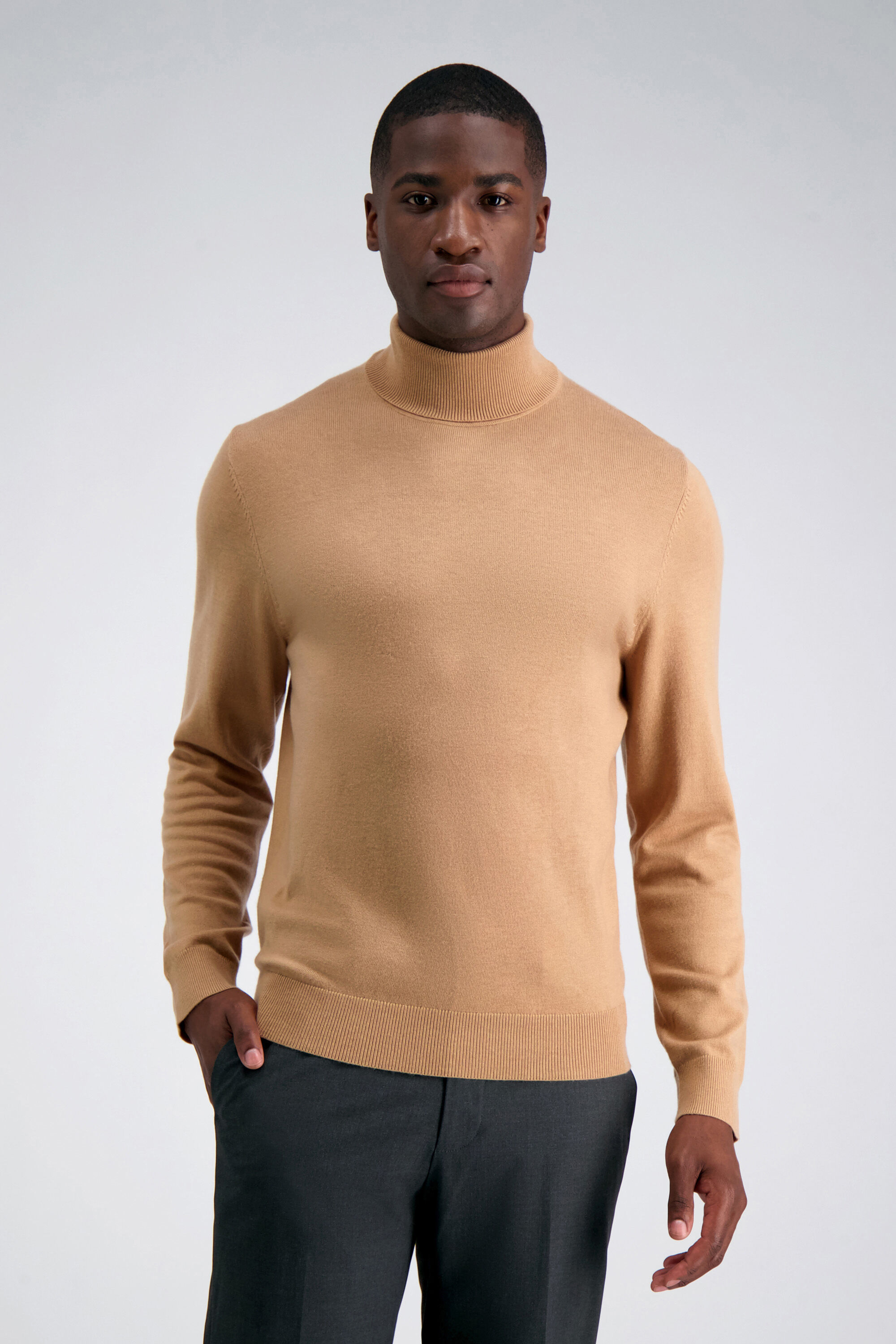Khaki turtleneck shop
